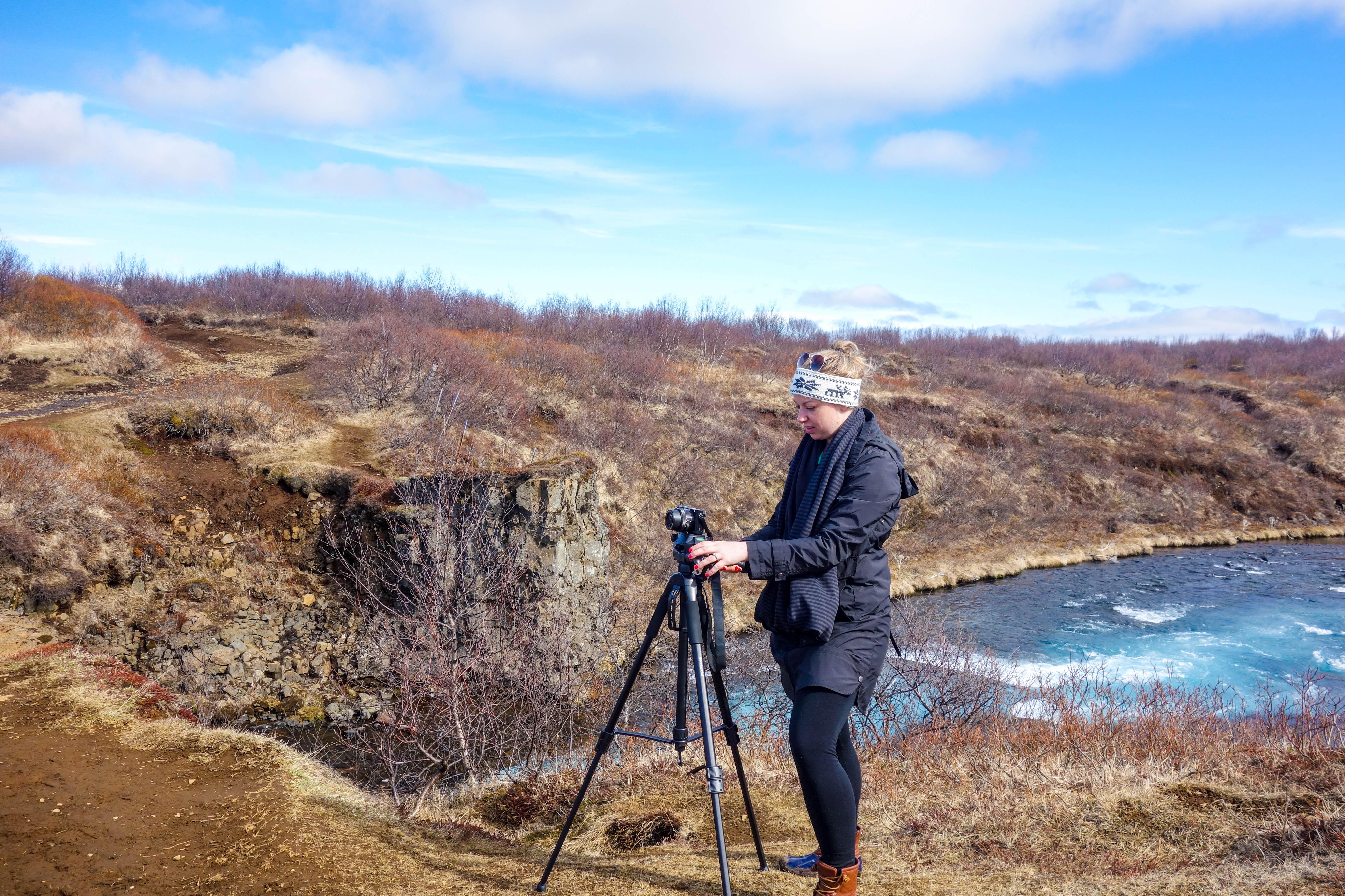 A tripod is so necessary for taking still and self timer photos! Camera essentials for the best photos of Iceland | Life With a View