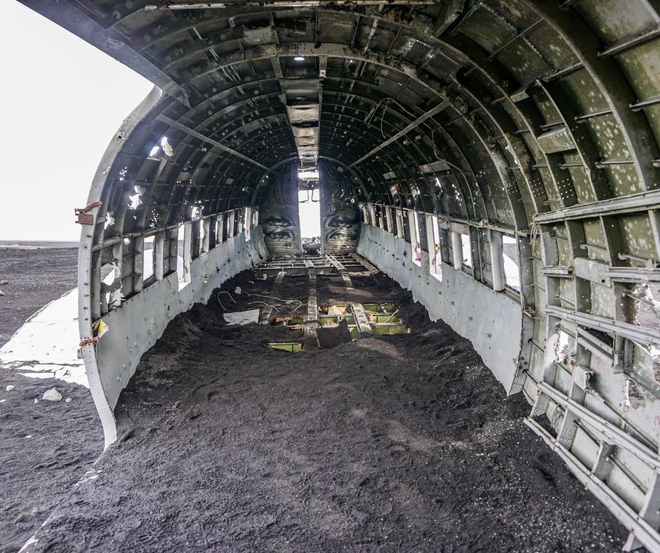 Picture of the Inside of the Sólheimasandur Plane in Iceland | Iceland with a View