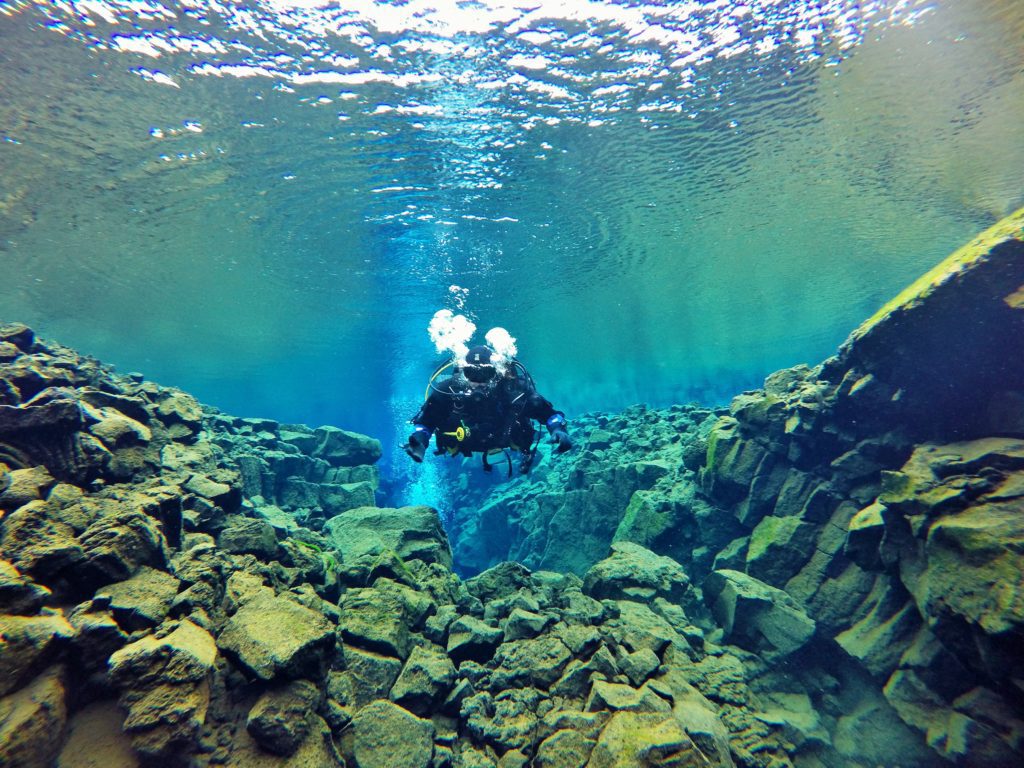 Diving in Iceland: Silfra Fissure
