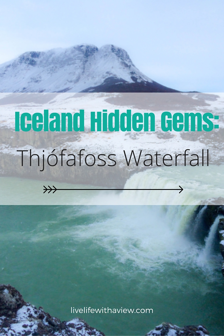 Discover hidden gems in Iceland like this beautiful turquoise waterfall called Thjófafoss in South Iceland | Life With a View