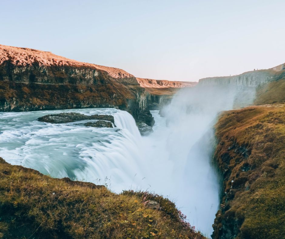 Picture of Gulfoss waterfall Near the Ring Road hotels in Iceland | Iceland with a View 