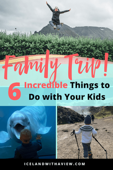 Pinterest Pin Image for Iceland with Kids Blog Post | Iceland with a View 