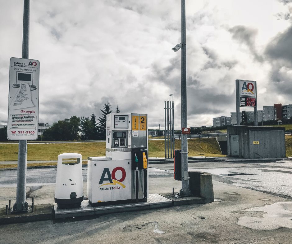 Picture of Gas Station in Iceland | Iceland with a View 