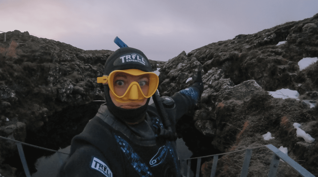 Conquering my fear – snorkeling Silfra