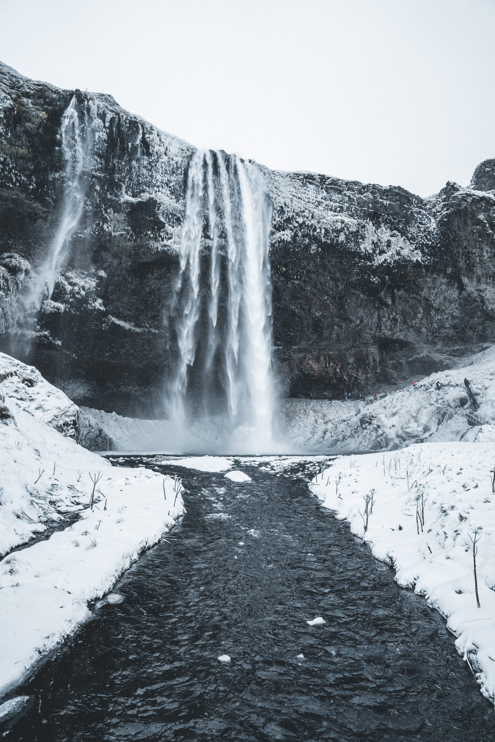 Winter in Iceland with snowy Landscapes and frozen Waterfalls | Iceland with a View