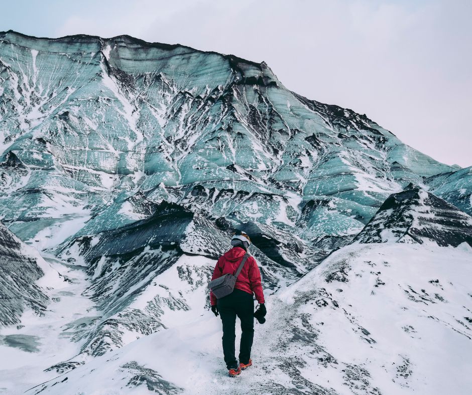 Picture of Jeannie from Iceland with a View Hiking the Katla Ice Cave in Iceland | Iceland with a View 