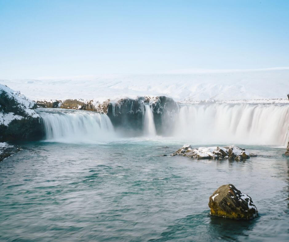 Picture of Godafoss Waterfall in Iceland | Iceland with a View 