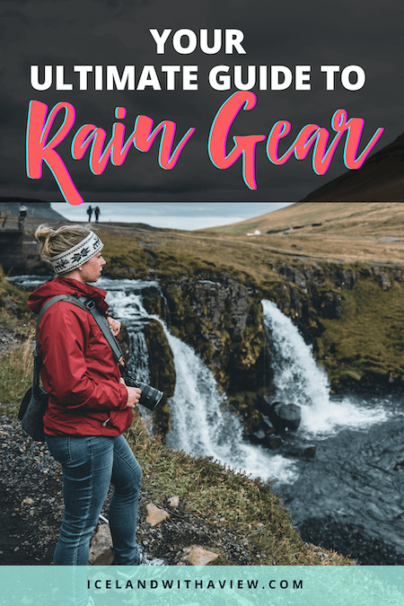 Pinterest Pin Image of the Rain Gear in Iceland Blog Post | Iceland with a View 