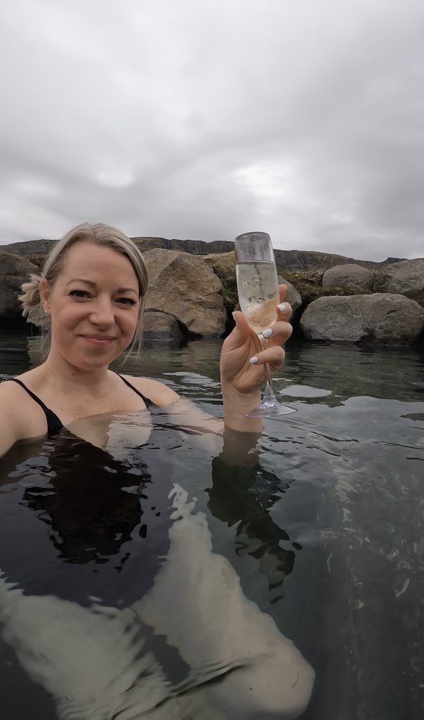 Hvammsvík Hot Springs in West Iceland