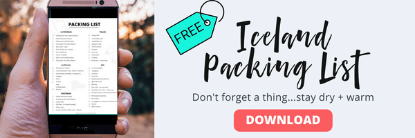 Banner Promoting the FREE Iceland Packing List for Your Next Adventure to Iceland | Iceland with a View 