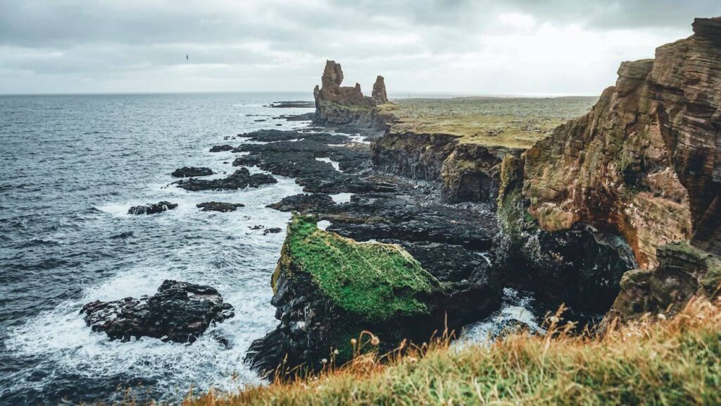 Picture of Lóndrangar, Another Iconic Landmark in the West Iceland (Snæfellsnes Peninsula) in Iceland | Iceland with a View 
