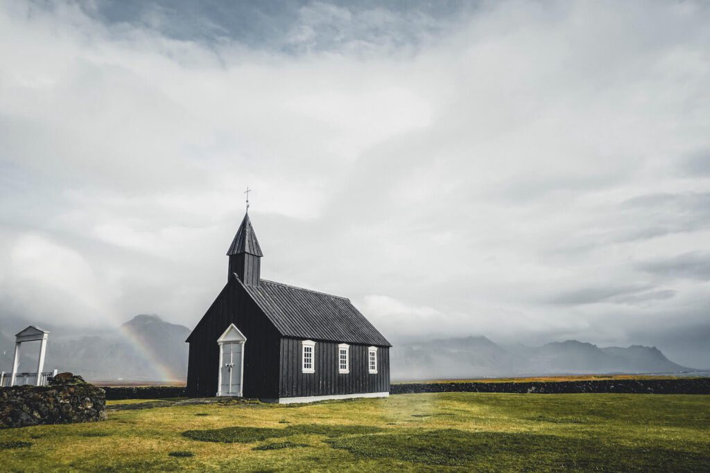 Picture of the Famous Church Budir in the Snaesfellsnes Peninsula | Iceland Travel Guide | Iceland with a View