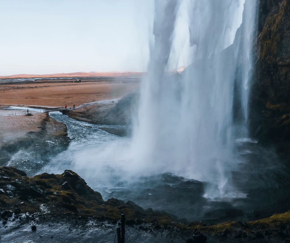 Picture of the Walk Behind Seljalandsfoss in Iceland | Iceland with a View 