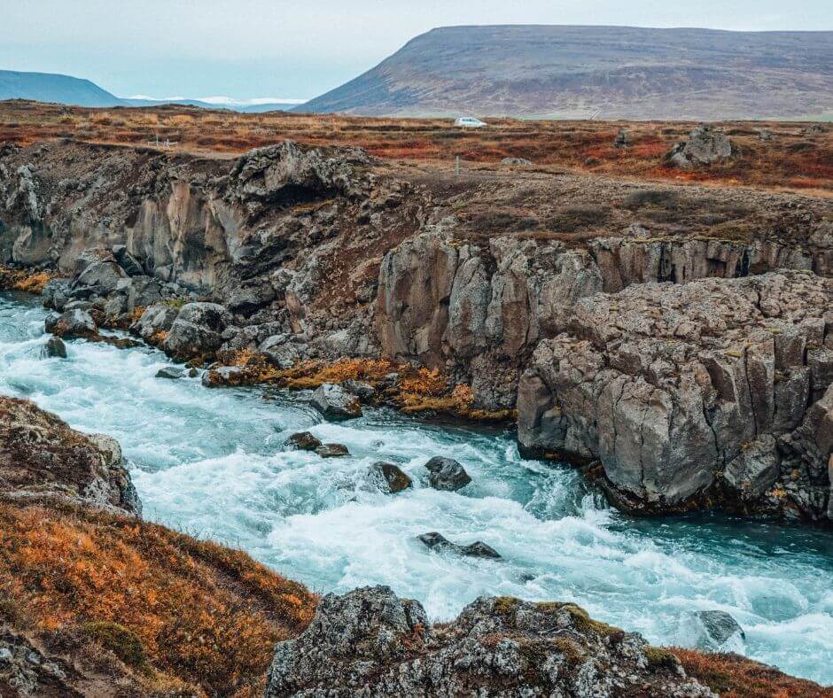 Picture of Godafoss River in North Iceland | Iceland with a View 
