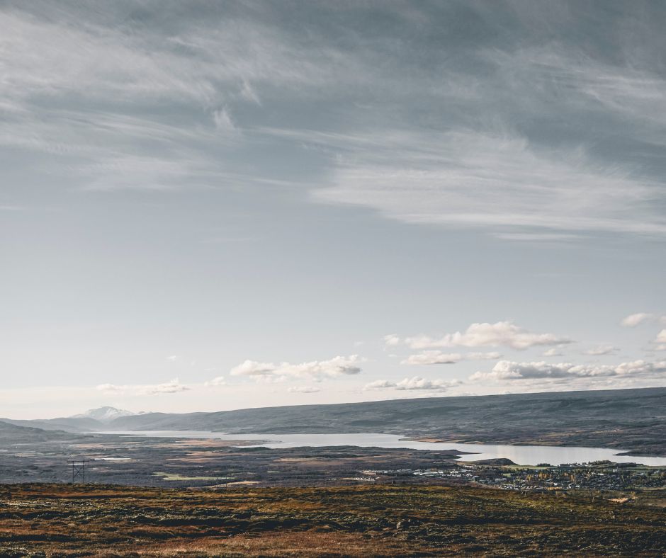 Landscape View of the Lagarfljót Lake in Egilsstadir in Iceland | Iceland with a View