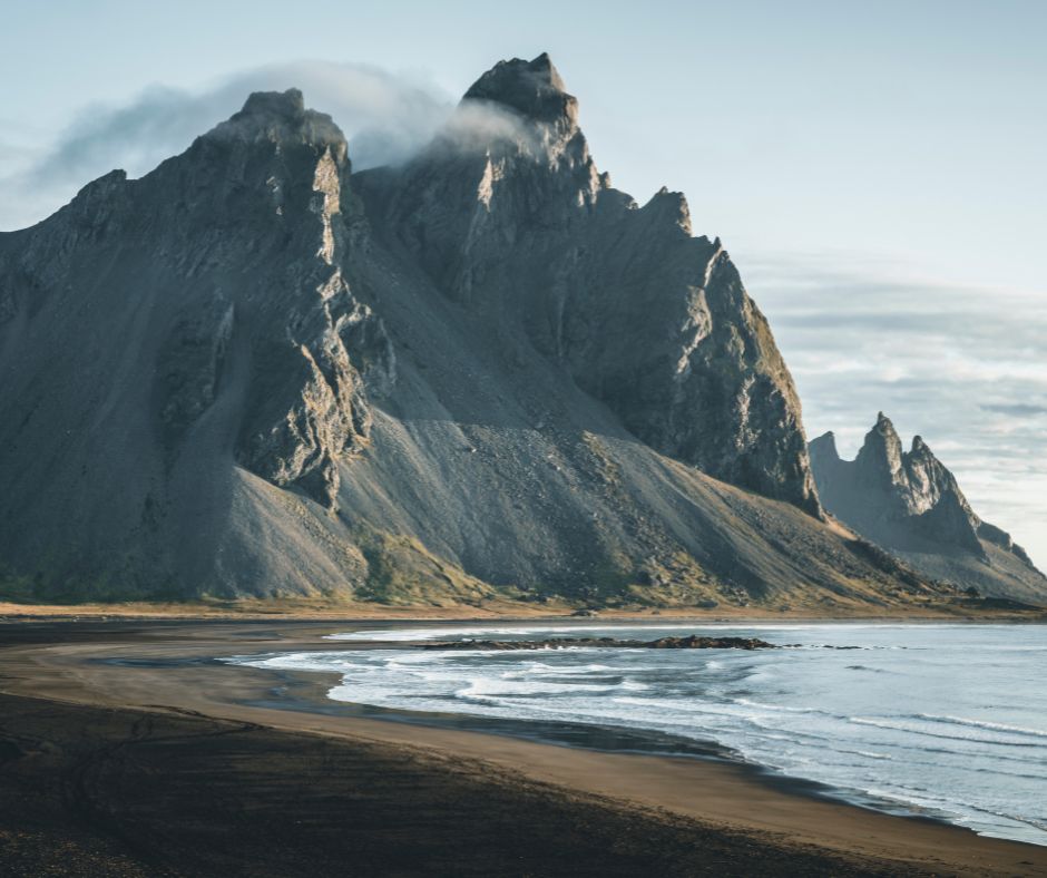 Landscape View of a Big Mountain in Stokksnes in the East of Iceland | Iceland with a VIew