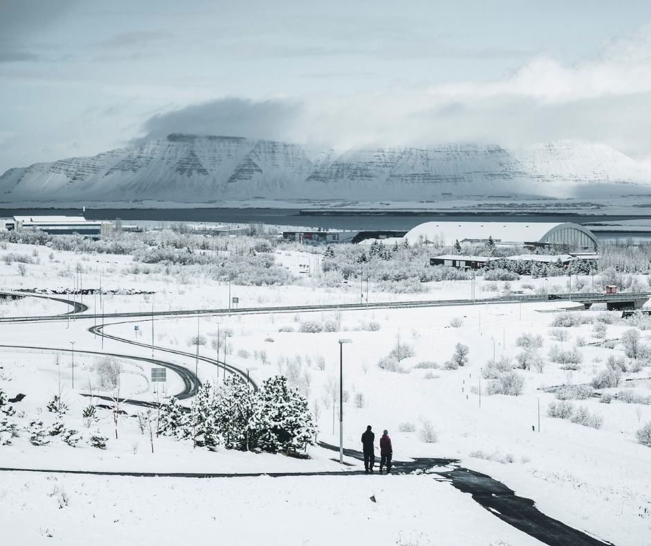 Picture of Iceland Covered in Snow | Iceland with a View 