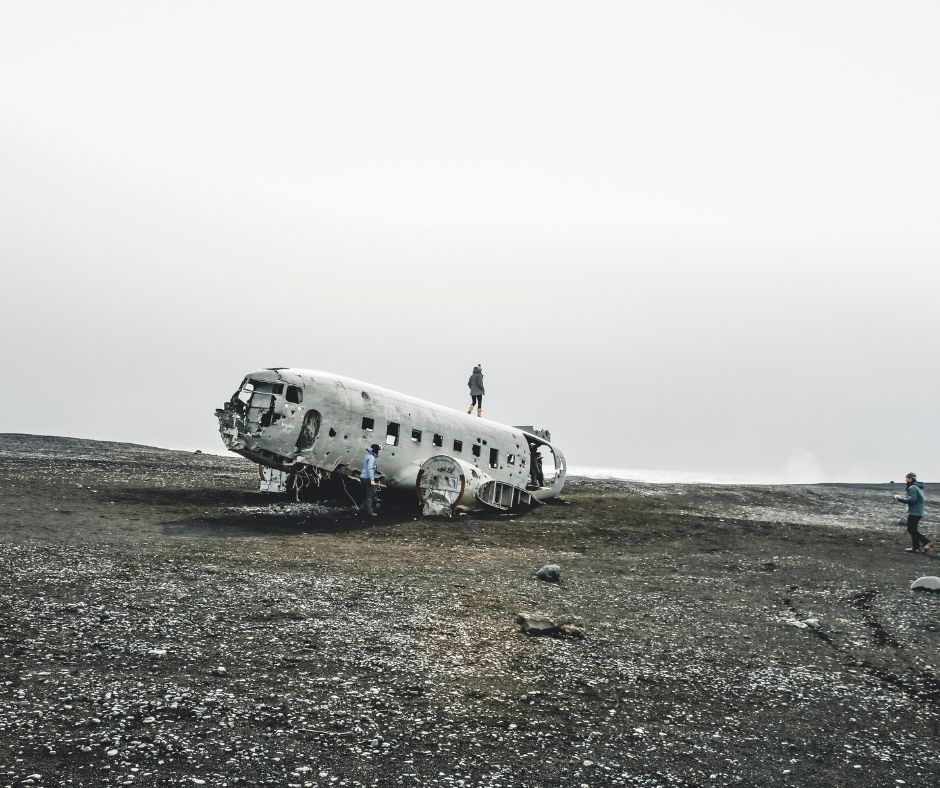 Picture of the Sólheimasandur Plane Wreck in Fjaðrárgljúfur, Iceland | Iceland with a View