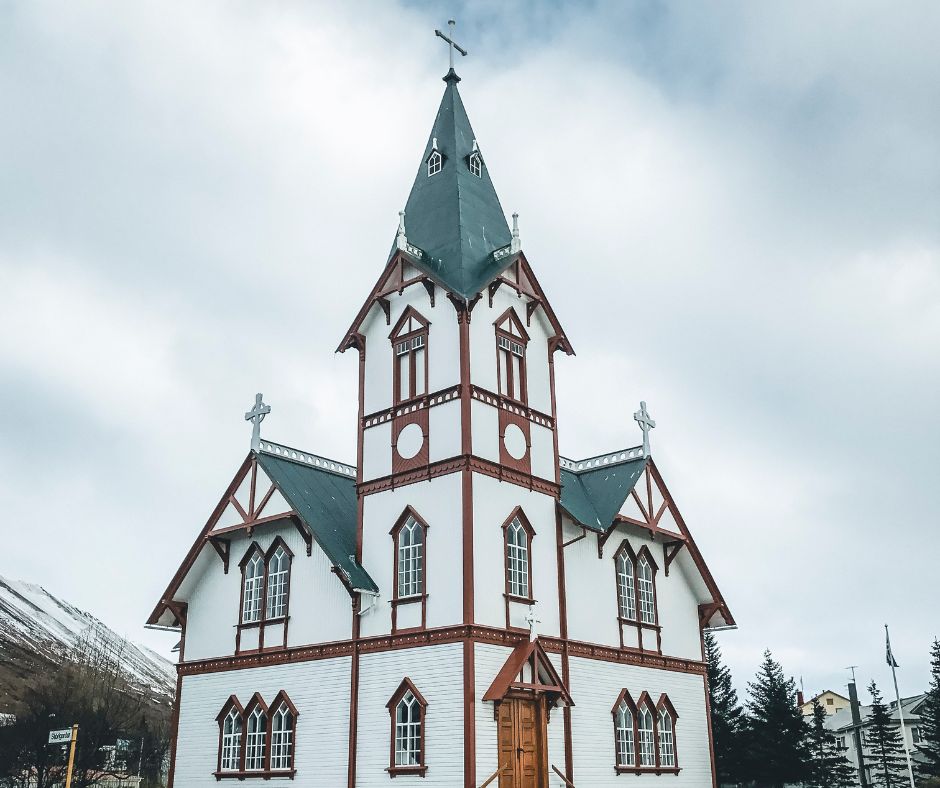 Picture of One of the Churches in Iceland, Husavikurkirkja | Iceland with a View