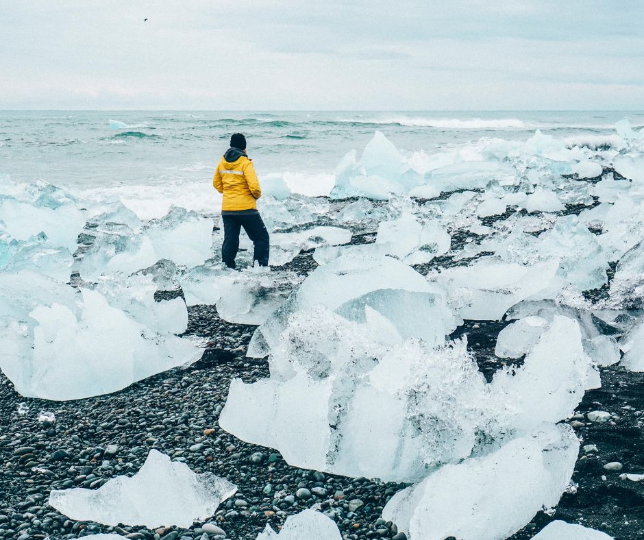 Picture of the Breathtaking Diamond Beach in Iceland | Iceland with a View