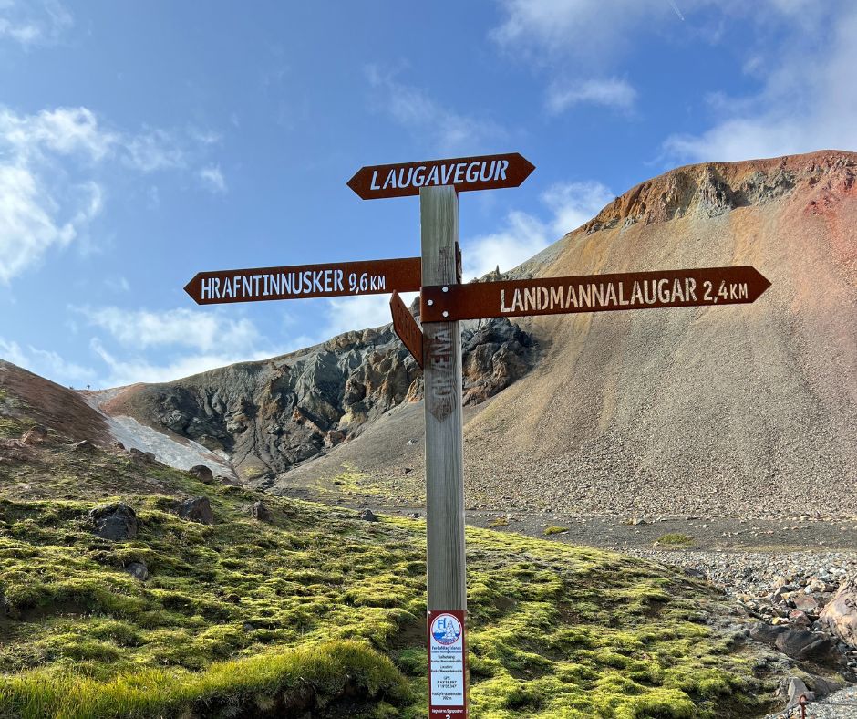 Picture of Signs Written in Icelandic Language | Iceland with a View