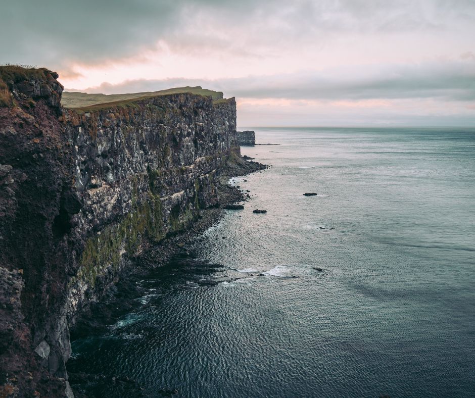 Landscape View of the Westfjörds Cliff in Iceland | Iceland with a View 