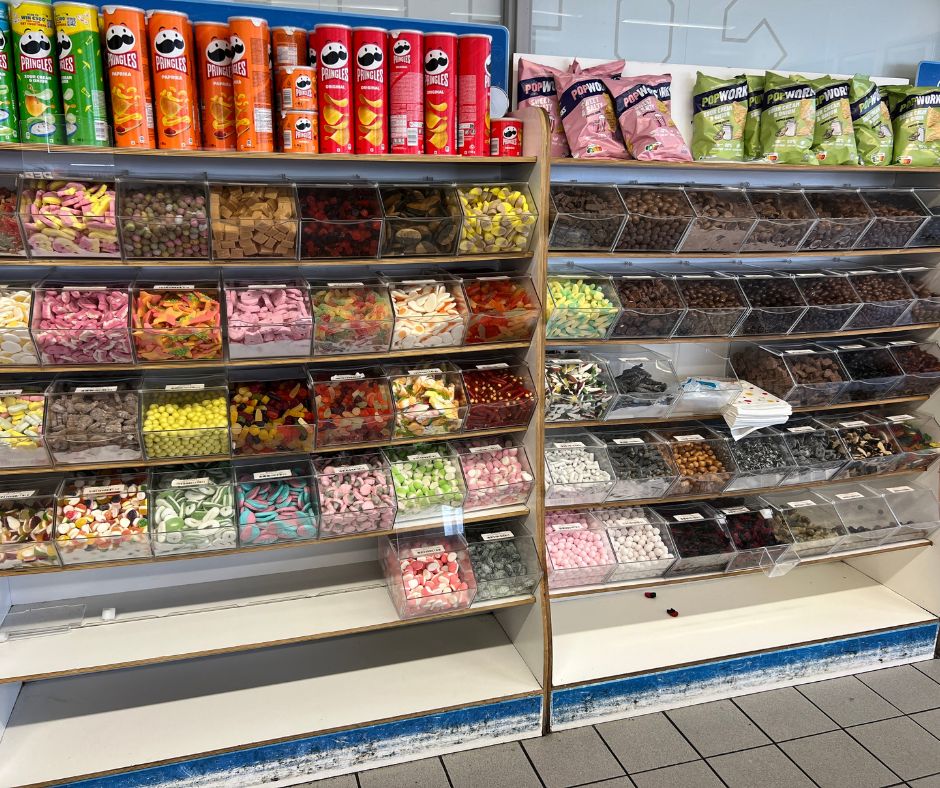 Picture of a Candy Aisle in an Iceland Store, Part of Icelandic People and Culture | Iceland with a View