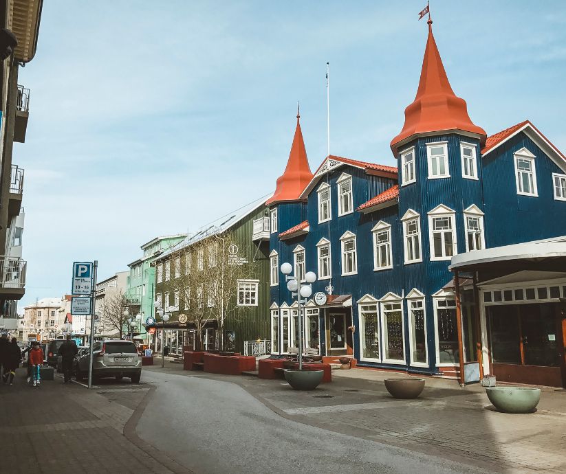 Landscape View of the Town in Akureyri | Iceland with a View