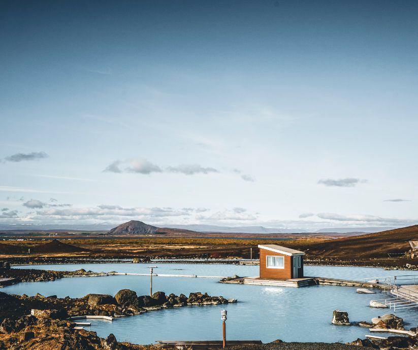 Landscape View of the Mývatn Geothermal Pool in Iceland | Iceland with a View