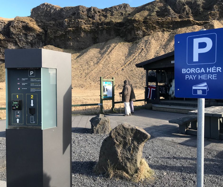 Picture of Parking Booths for Parking in Iceland | Iceland with a View 
