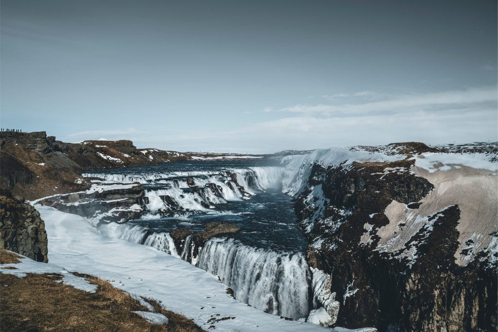 Landscape View of Gullfoss in the Golden Circle in the winter | Iceland with a View