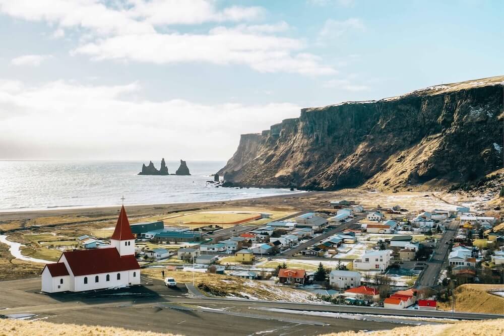 Landscape View of Vík in Iceland | Iceland with a View 