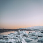 Picture of Jokulsarlon at Sunset | Best Iceland Travel Guide | Iceland with a View