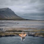 Picture of Jeannie in the Westfjords Hot Spring, a Place You Can Locate Using the Map of Iceland Tourist Attractions | Iceland with a View .jpg